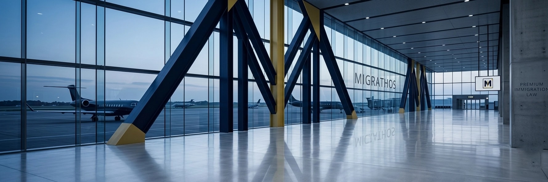 Premium global mobility — modern architecture